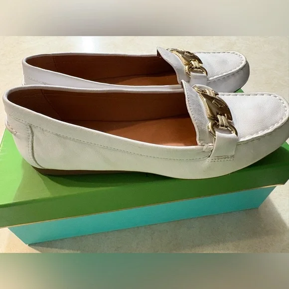Kate Spade leather loafers   Worn once!  Like new! - Picture 2 of 3